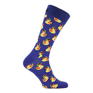Happy Socks Rubber Duck Herren Socken 41-46, blau