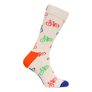 Happy Socks Bike Herren Socken 41-46, weiss