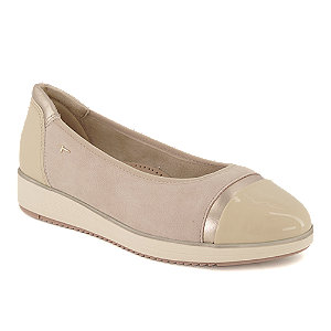 Tamaris Comfort Damen Ballerina Beige, 36