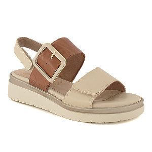 Tamaris Comfort Damen Hohe Sandalette Beige, 37