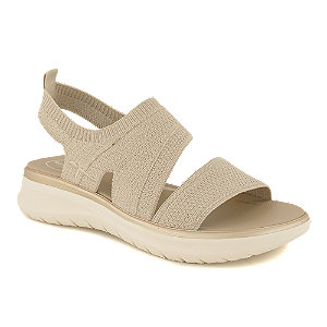 Tamaris Comfort Damen Hohe Sandalette Beige, 41