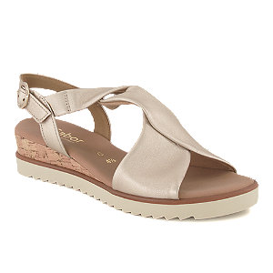 Gabor Damen Hohe Sandalette Gold, 2.5