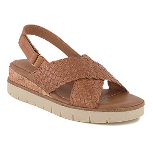 Tamaris Damen Hohe Sandalette Cognac, 42