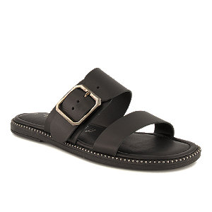 Tamaris Damen Pantolette Schwarz, 42