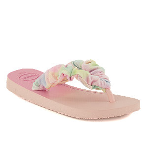 Havaianas Fluffy Mädchen Flip Flop Rosa, 29/30