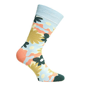 Dilly Socks Flower Party Damen Socken 36-40, blau