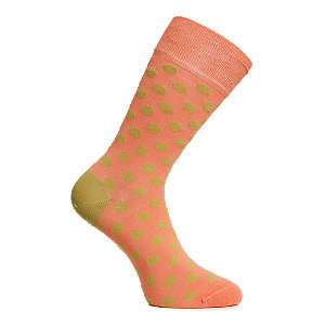 Dilly Socks Laid Back Dots Damen Socken 36-40, coral