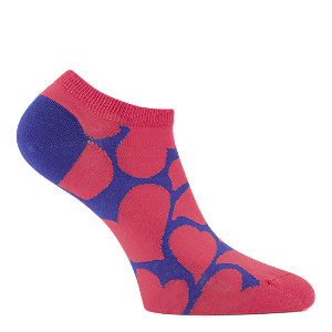 Dilly Socks Short Shaping Love Damen Socken 36-40, blau