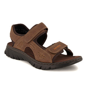 Rieker Herren Sandale Braun, 45