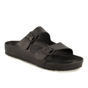 Birkenstock Arizona Herren Pantolette Schwarz, 43