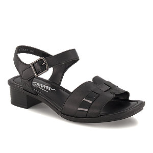 Rieker Damen Hohe Sandalette Schwarz, 41