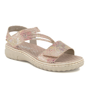 Rieker Damen Hohe Sandalette Beige, 38