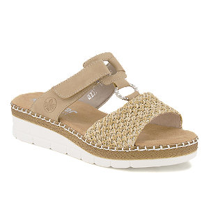 Rieker Damen Pantolette Beige, 43