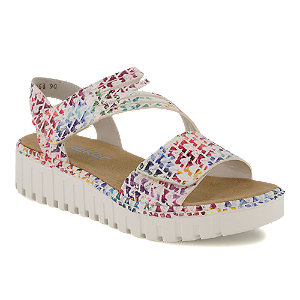 Rieker Damen Hohe Sandalette Rot, 41