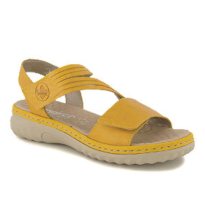 Rieker Damen Hohe Sandalette Gelb, 37