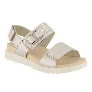 Legero Damen Flache Sandalette Silber, 36