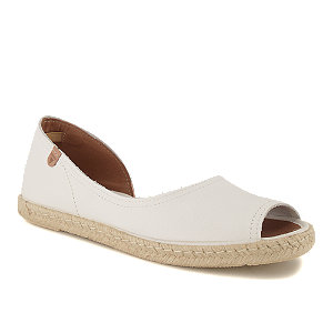Verbenas Cruz Damen Espadrille Weiss, 41