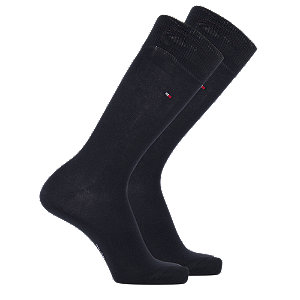 Tommy Hilfiger 2er Pack Herren Socken 39-42, blau