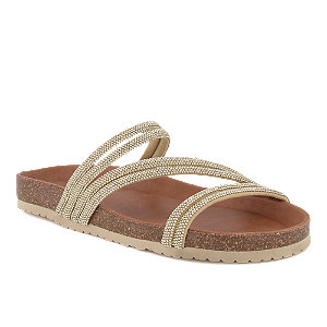 Varese Damen Pantolette Silber, 42