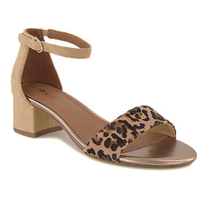 Tamaris Damen Hohe Sandalette Beige, 36