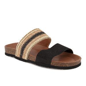 Varese Damen Pantolette Schwarz, 36