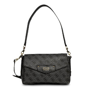 Guess Eco Brenton Damen Umhängetasche, grau