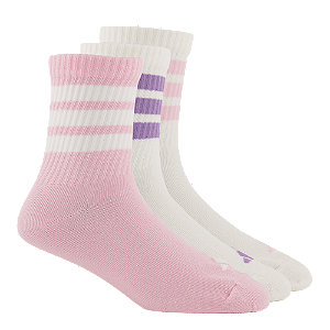 adidas 3er Pack Kinder Socken 31-33, pink