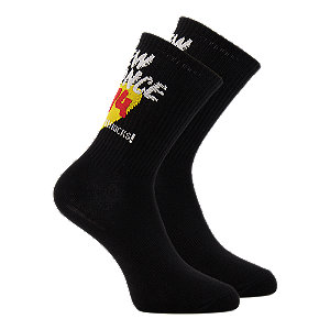 New Balance Essentials 2er Pack Socken 39-42, schwarz