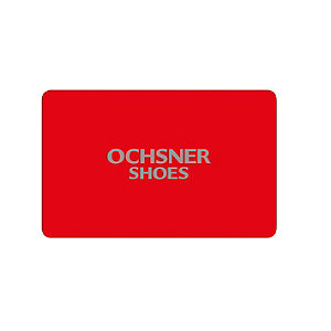 Image of Ochsner Shoes Geschenkkarte in rot bei OchsnerShoes.ch