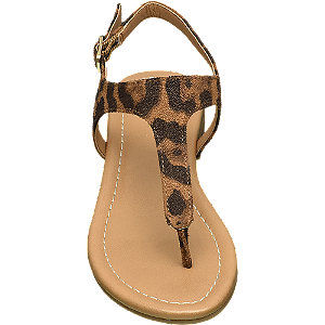leopard print sandals