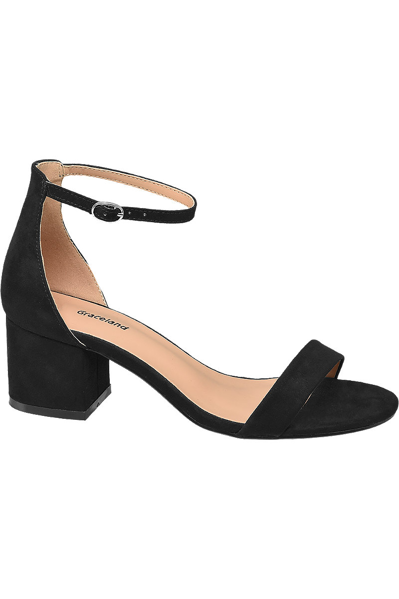 Deichmann Teen Girl Black Block Heel Party Shoes (Sizes 13-3) . 1