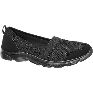 womens black lightweight trainers