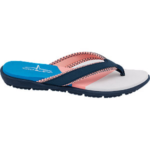 blue fin flip flops womens