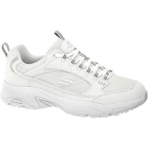 skechers white lace shoes