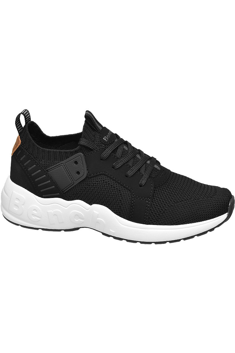 Deichmann Ladies Bench Black Knitted Lightweight Trainers. 1 Deichmann Ladies Bench Black Knitted Lightweight Trainers. 1