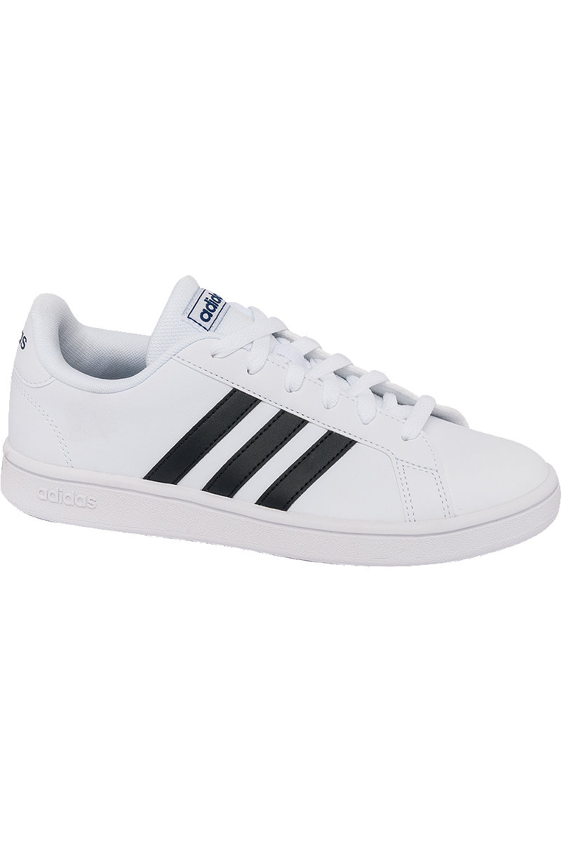 Deichmann - Ladies Adidas Grand Court Base White Lace-up Trainers