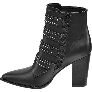 Deichmann Rita Ora Star Collection Black Heeled Ankle Boots 00009001741129