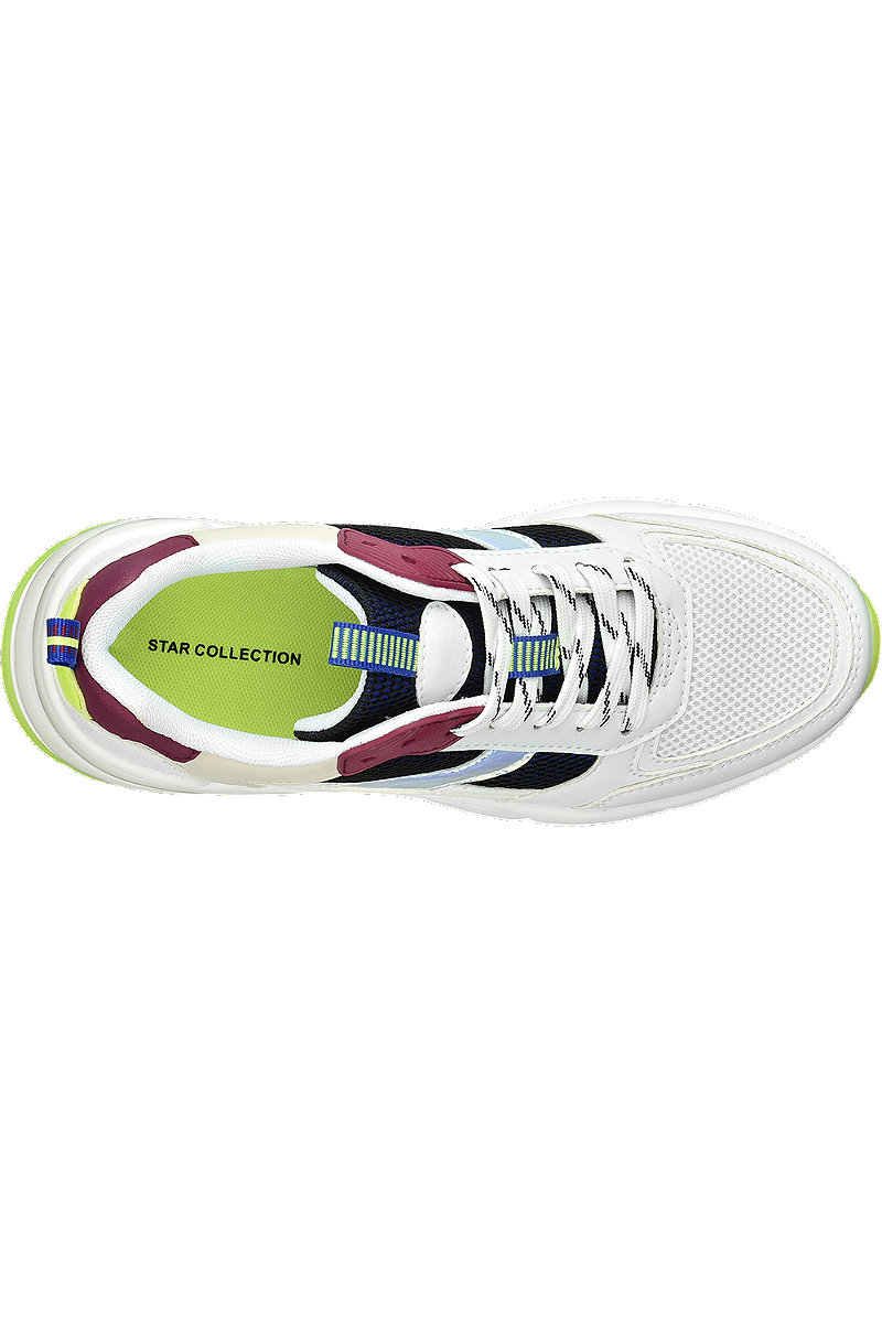 Deichmann Rita Ora Star Collection Ladies Chunky Trainers with Contrast Sole White. 2 Deichmann Rita Ora Star Collection Ladies Chunky Trainers with Contrast Sole White. 2