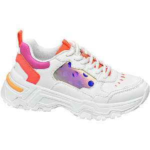ladies multi coloured trainers