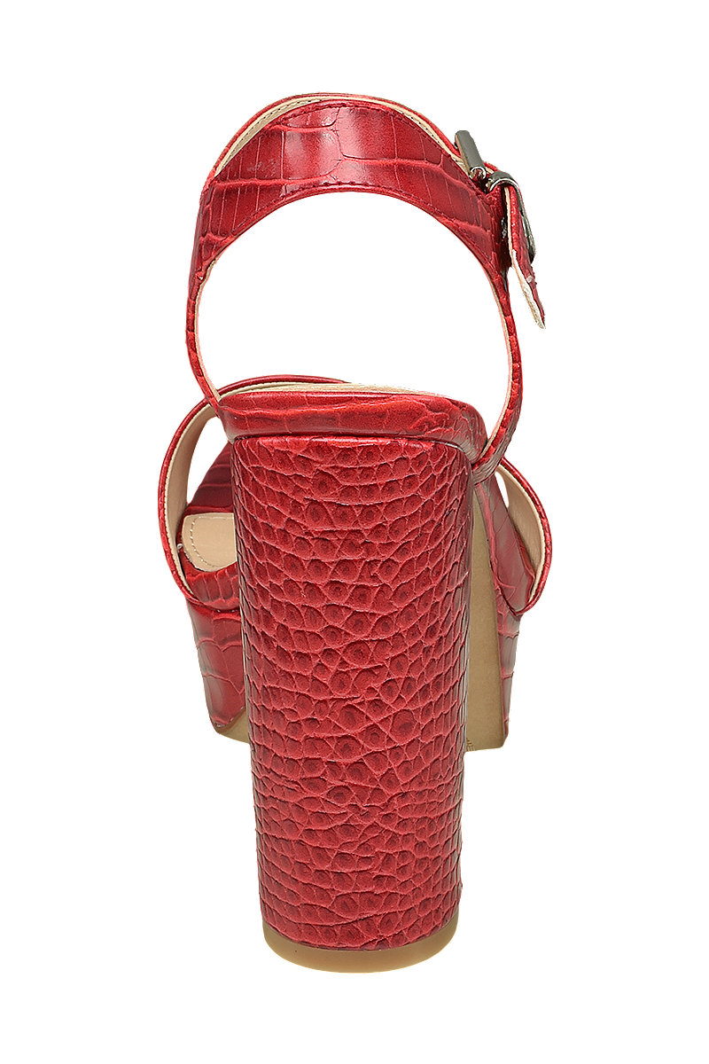 Deichmann Rita Ora Star Collection Red Croc Platform High Heels. 3 Deichmann Rita Ora Star Collection Red Croc Platform High Heels. 3