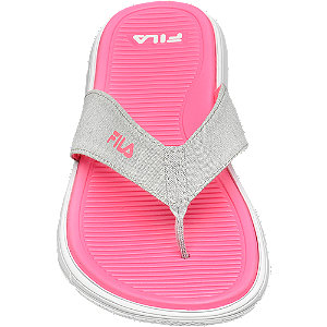 Pink fila deals flip flops