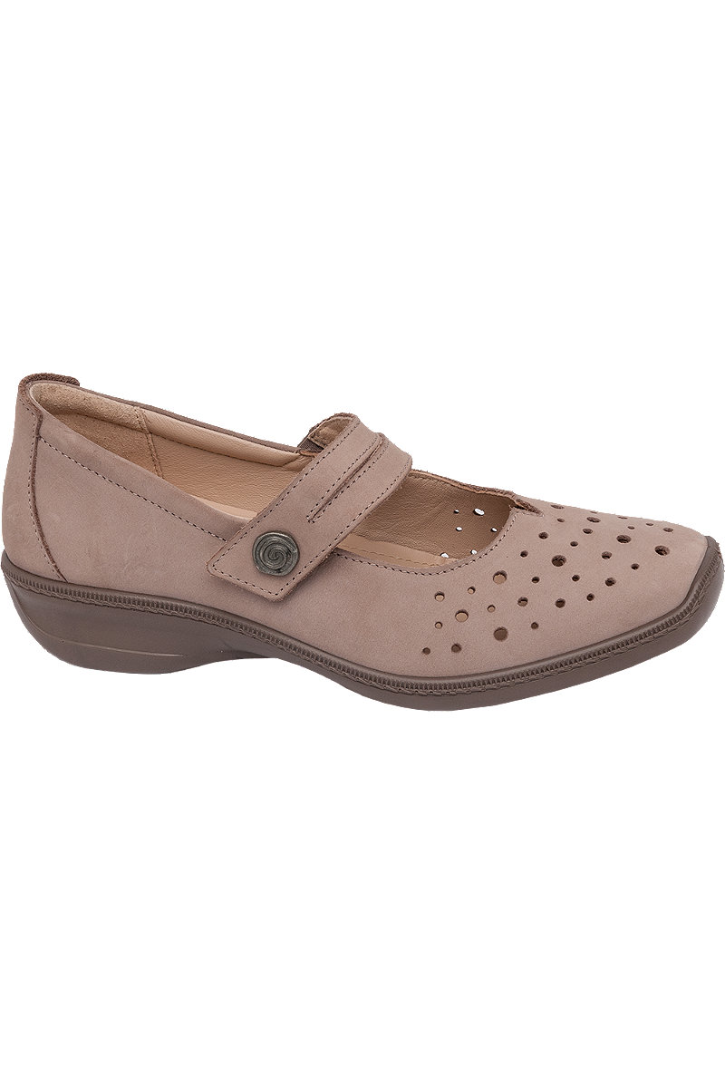 Deichmann Ladies 'Hotter' Comfort Wedge Bar Shoes. 1