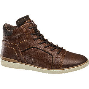 Am Shoe Bruine Halfhoge Leren Boot Vetersluiting am shoe kopen in de aanbieding Am Shoe Bruine Halfhoge Leren Boot Vetersluiting am shoe kopen in de aanbieding