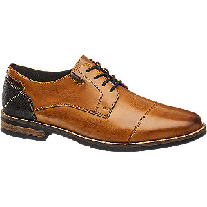 Am Shoe Bruine Leren Geklede Schoen Vetersluiting am shoe kopen in de aanbieding