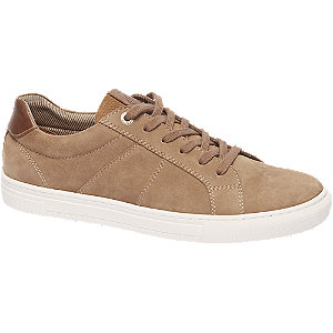 Am Shoe Bruine Suede Sneaker am shoe kopen in de aanbieding