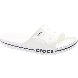 Levně Bílé plážové pantofle Crocs