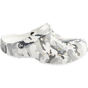 Levně Bílo-šedé sandály Crocs