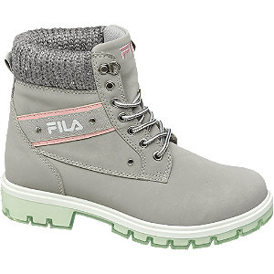 grey fila boots