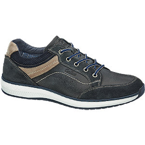 Gallus Blauwe Leren Sneaker gallus kopen in de aanbieding