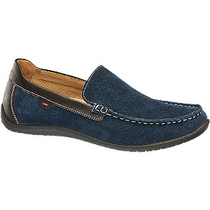 Gallus Blauwe Suede Loafer Uitneembare Voetbed gallus kopen in de aanbieding